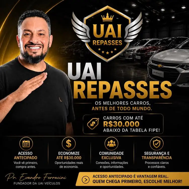 UAI Repasses — Os melhores carros, antes de todo mundo